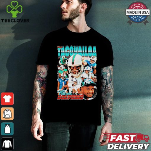 Tua Tagovailoa Miami Dolphins Football Graphic Signature 2024 Shirt