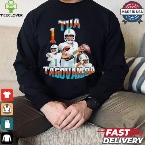Tua Tagovailoa Miami football picture collage shirt