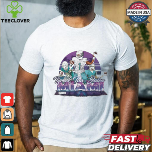 Tua Tagovailoa Tyreek Hill & Jalen Ramsey Miami Neon shirt