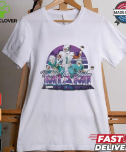 Tua Tagovailoa Tyreek Hill & Jalen Ramsey Miami Neon shirt