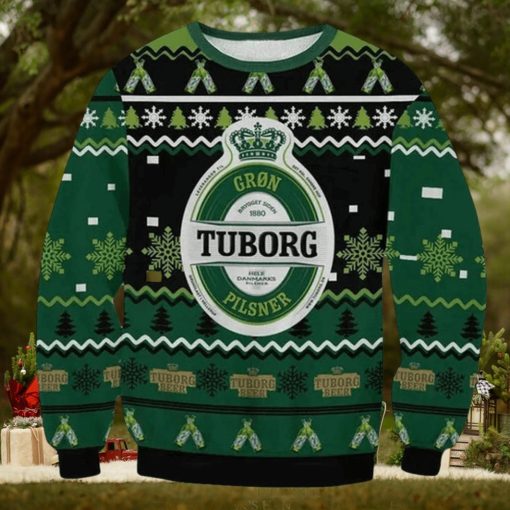 Tuborg 3D Printed Ugly Christmas Sweater