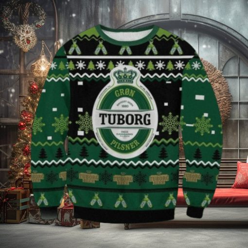 Tuborg Beer Ugly Christmas Sweater, Xmas Sweathoodie, sweater, longsleeve, shirt v-neck, t-shirt Gifts