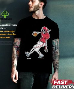 Tuck Fexas skeleton football dance shirt
