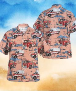 Tuckerton Fire Department New Jersey Summer Aloha Hawaiian Shirt