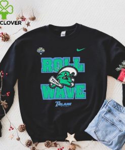 Tulane Football roll wave tulane green wave shirt