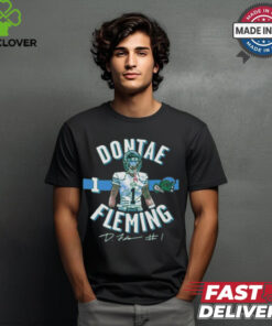 Tulane Green Wave Dontae Fleming #1 Signature t shirt