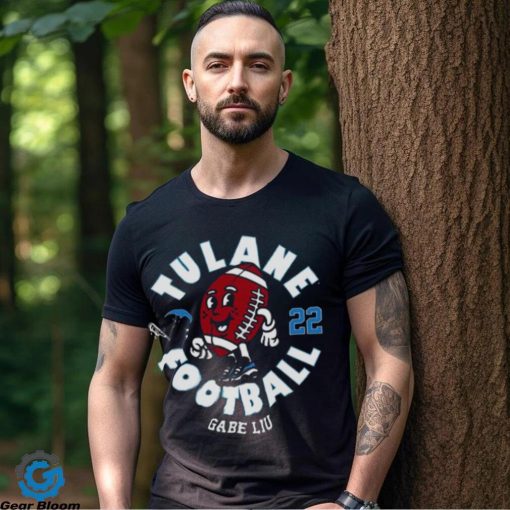 Tulane Green Wave Gabe Liu 2023 NCAA Football shirt