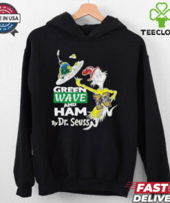 Tulane Green Wave and Ham by Dr Seuss shirt