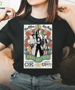 Tulsa, OK October 3, 2023 Jonas Brothers Tour Poster Shirt 1 Tulsa, OK October 3, 2023 Jonas Brothers Tour Poster Shirt