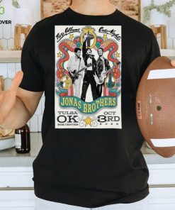 Tulsa, OK October 3, 2023 Jonas Brothers Tour Poster Shirt 3 Tulsa, OK October 3, 2023 Jonas Brothers Tour Poster Shirt