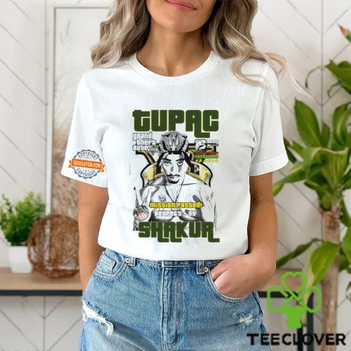 Tupac Shakur Grand Theft Auto Rapper Vintage Shirt