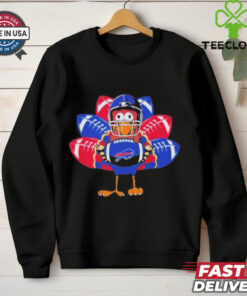 Turkey Buffalo Bills Happy Thanksgiving 2024 T Shirt