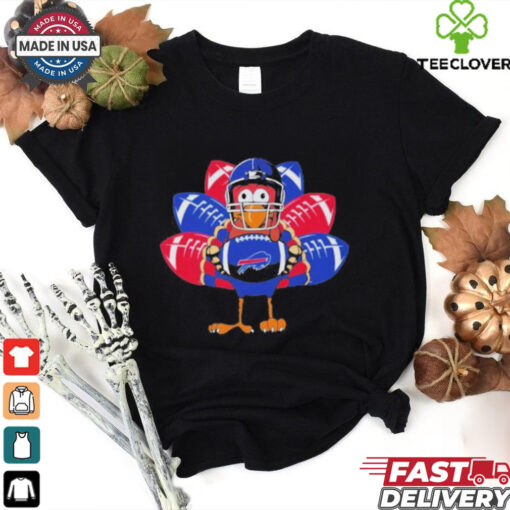 Turkey Buffalo Bills Happy Thanksgiving 2024 T Shirt