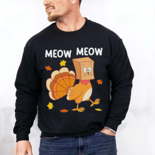 Turkey Cat Meow Shirt