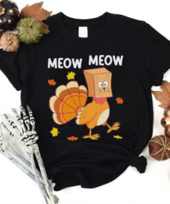 Turkey Cat Meow Shirt