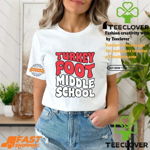 Turkey Foot Middle School Curved Text Shirt