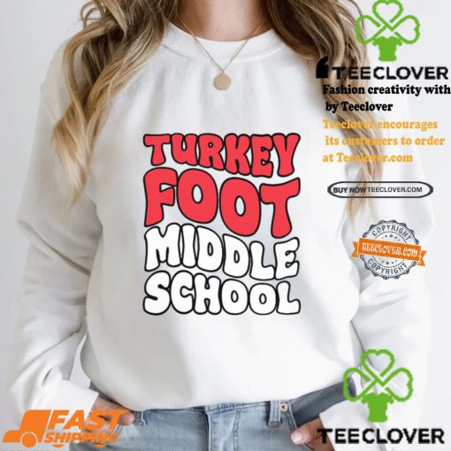 Turkey Foot Middle School Curved Text Shirt