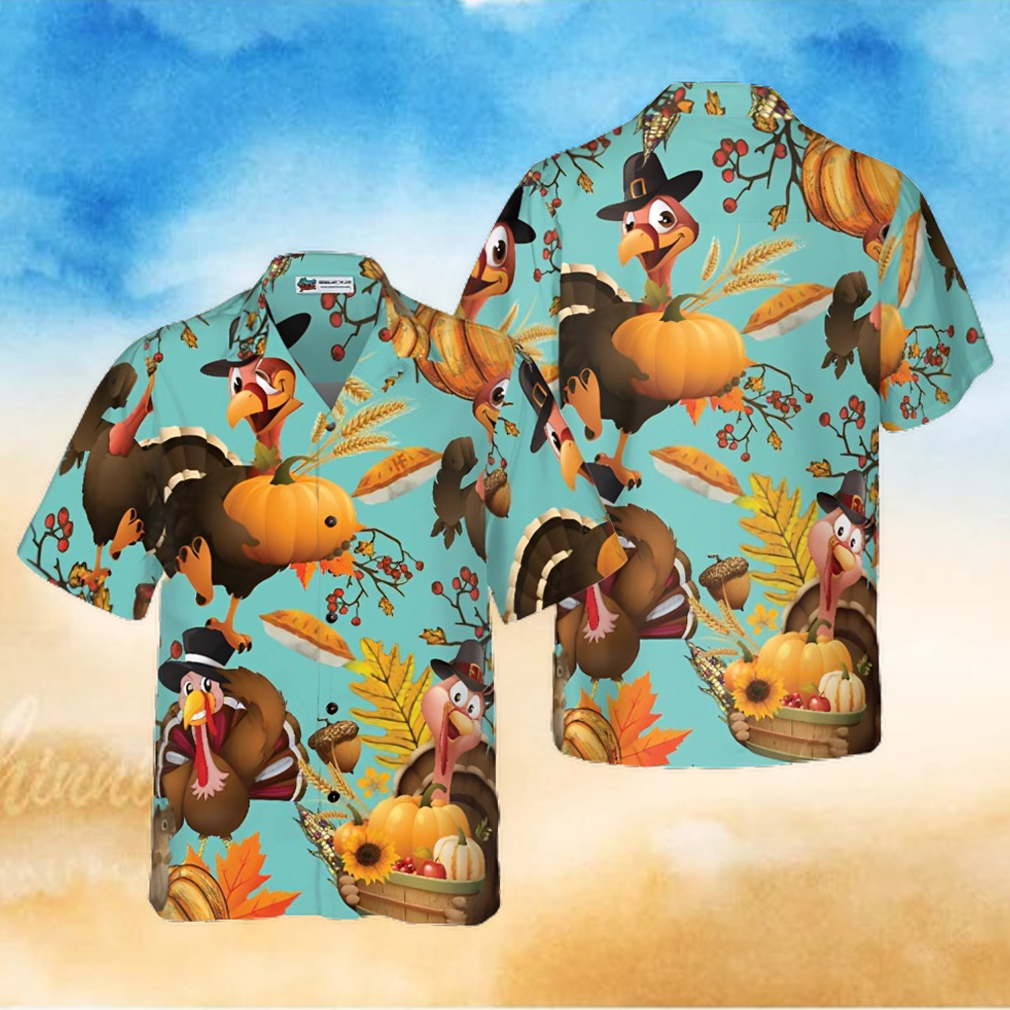 Turkey For Thanksgiving Hawaiian Shirt