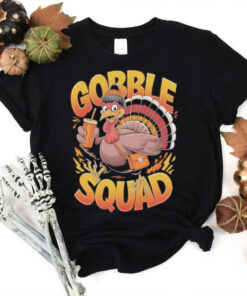 Turkey Gobble Squad Group Matching Thanksgiving 2024 Shirt