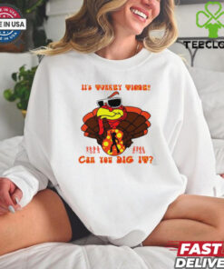 Turkey It’s Turkey time can you dig it Happy Thanksgiving shirt