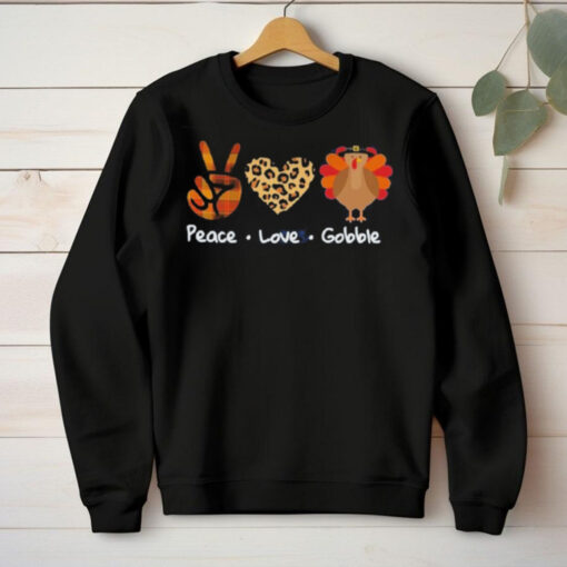 Turkey Peace Love Gobble Shirt