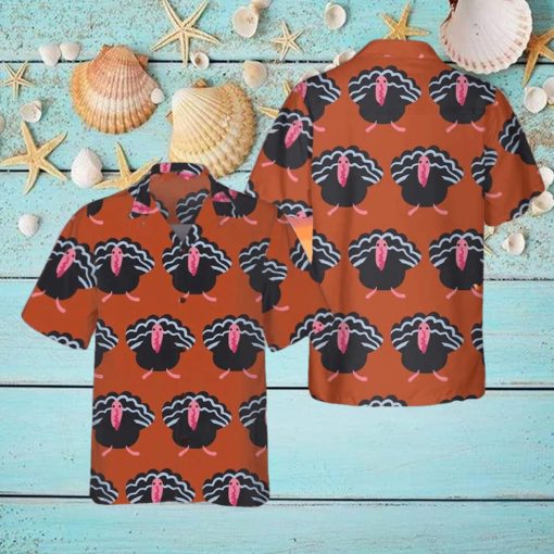 Turkey Thanksgiving Hawaiian Shirt Mens Thanksgiving Aloha Shirt Gift Ideas