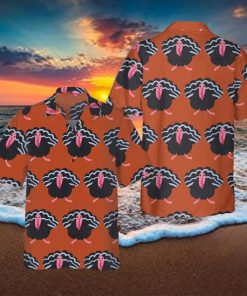 Turkey Thanksgiving Hawaiian Shirt Mens Thanksgiving Aloha Shirt Gift Ideas