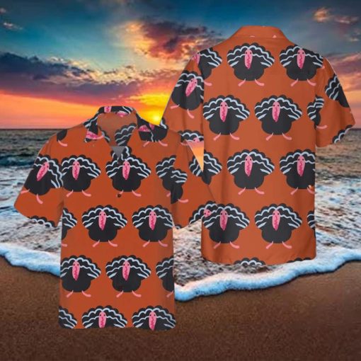 Turkey Thanksgiving Hawaiian Shirt Mens Thanksgiving Aloha Shirt Gift Ideas