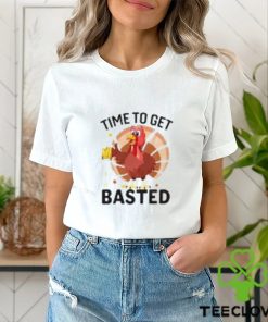 Turkey Time To Get Basted Thanksgiving Vintage T Shirt