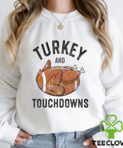 Turkey and Touchdowns Football Lover Shirt