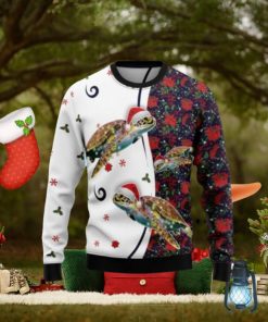 Turtle Christmas Light Ugly Christmas Sweaters Special Gift For Men Women