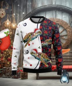Turtle Christmas Light Ugly Christmas Sweaters Special Gift For Men Women