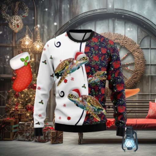 Turtle Christmas Light Ugly Christmas Sweaters Special Gift For Men Women
