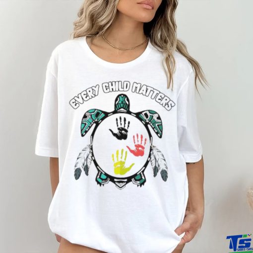 Turtle Colorful Hands Every Child Matters T hoodie, sweater, longsleeve, shirt v-neck, t-shirt