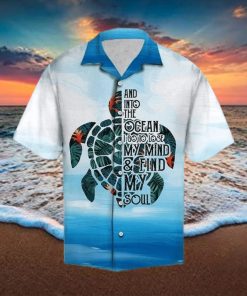 Turtle In The Ocean Hawaiian Shirt