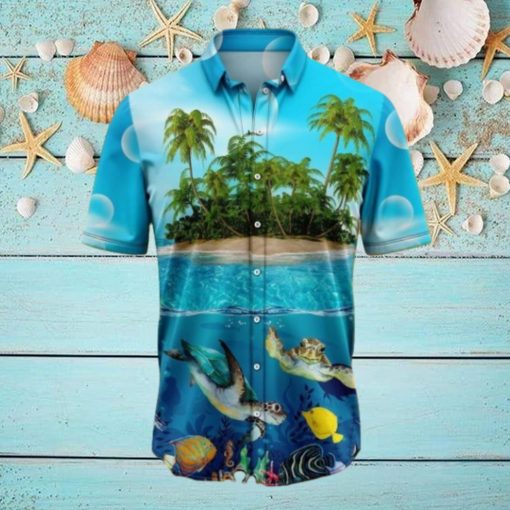 Turtle Island Tropical Hawaiian Shirt Gift For Men And Women