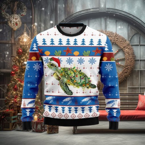 Turtle Xmas Ugly Christmas Sweater Best Gift For Men And Women