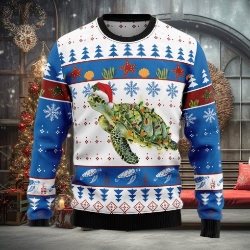 Turtle Xmas Ugly Christmas Sweater Thankgiving Gift Men Women
