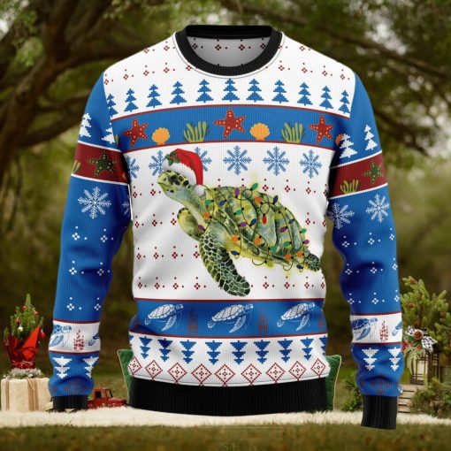 Turtle Xmas Ugly Christmas Sweater Thankgiving Gift Men Women