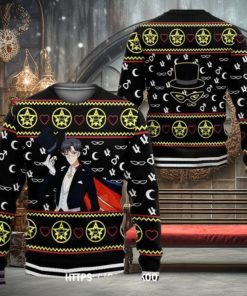 Tuxedo Ugly Christmas Sweater Sailor Moon Anime Xmas 3D Over Print Shirt