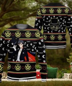Tuxedo Ugly Christmas Sweater Sailor Moon Anime Xmas 3D Over Print Shirt