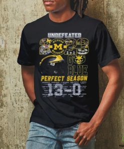 Undefeated 2023 Michigan Wolverines Perfect Season Signature T Shirt