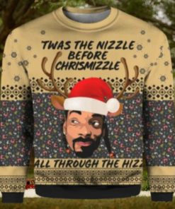 Twas The Nizzle Before Chrismizzle Ugly Christmas Sweater