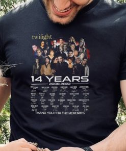 Twilight 14 Years 2008 – 2022 Thank You For The Memories T Shirt