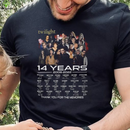 Twilight 14 Years 2008 – 2022 Thank You For The Memories T Shirt