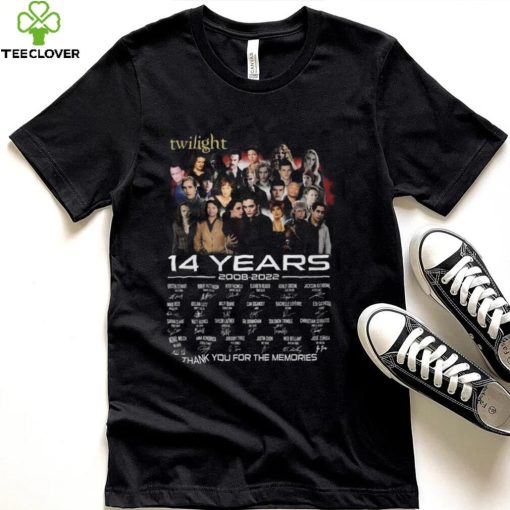 Twilight 14 Years 2008 – 2022 Thank You For The Memories T Shirt