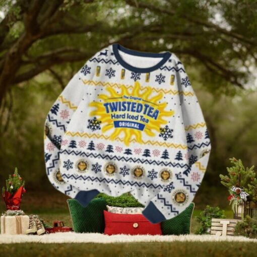 Twisted Tea Christmas Hard Iced Tea Ugly Sweater