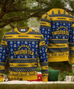 Twisted Tea Festive All Over Ugly Sweater