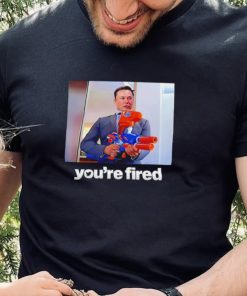 Twitter CEO Elon Musk you’re fired meme shirt