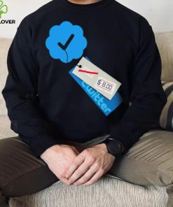 Twitter Verified Check Mark Meme Elon Musk 8$ Price Tag Shirt